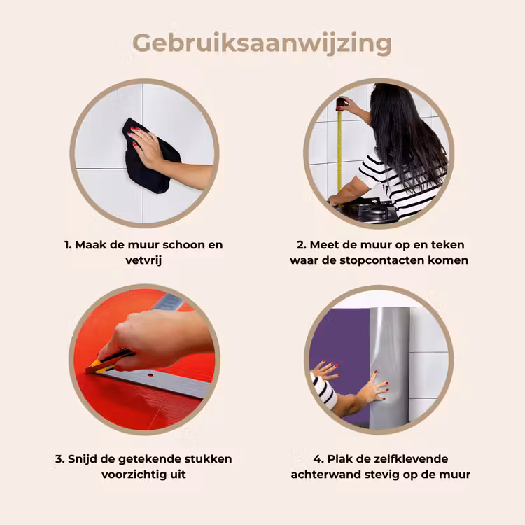 Keuken achterwand - Deep - Plum - Paars — 9
