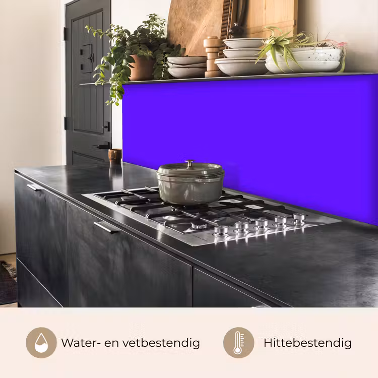Keuken achterwand - Electric - Indigo - Paars — 5