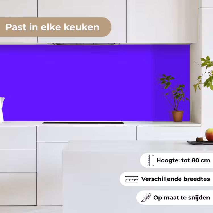 Keuken achterwand - Electric - Indigo - Paars — 7