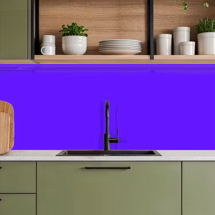 Keuken achterwand - Electric - Indigo - Paars — 8