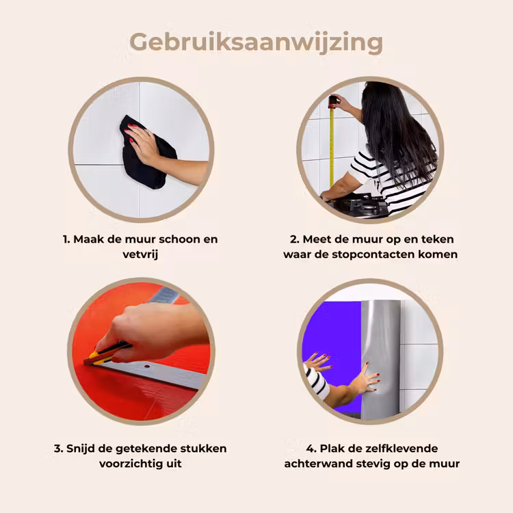 Keuken achterwand - Electric - Indigo - Paars — 9