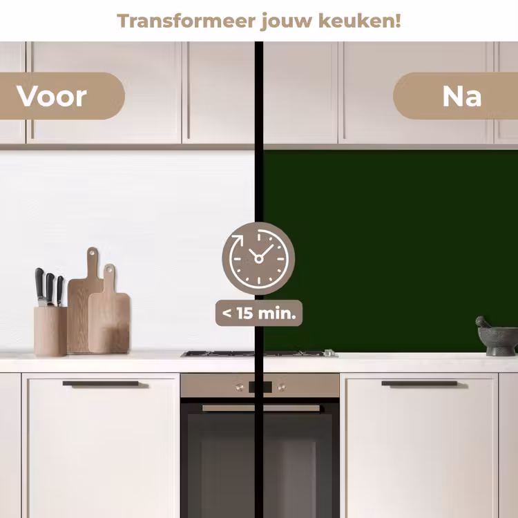 Keuken achterwand - Forest - Green - Groen — 3
