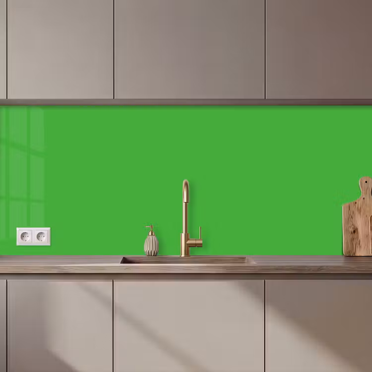 Keuken achterwand - Kelly - Green - Groen — 1