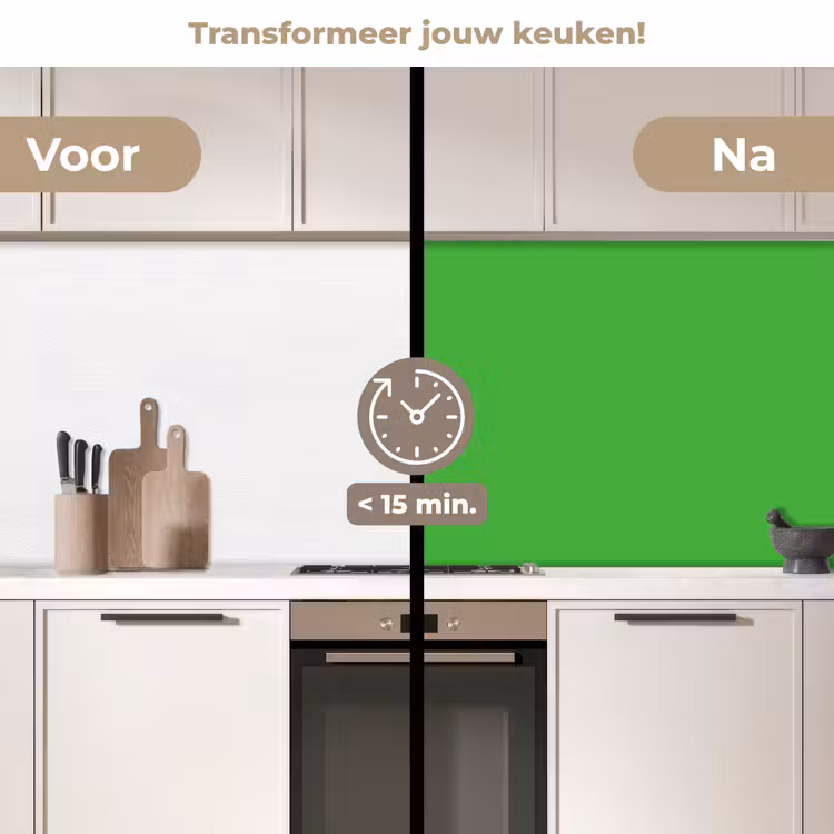 Keuken achterwand - Kelly - Green - Groen — 3