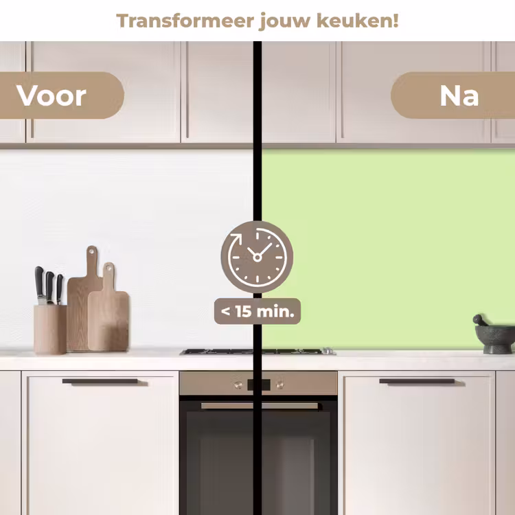 Keuken achterwand - Light - Lime - Groen — 3