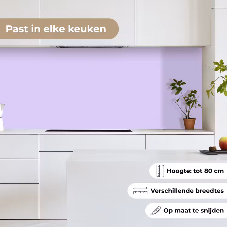 Keuken achterwand - Light - Orchid - Paars — 7