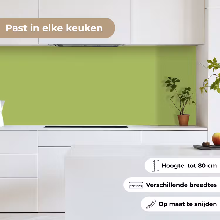 Keuken achterwand - Lime - Glow - Groen — 7