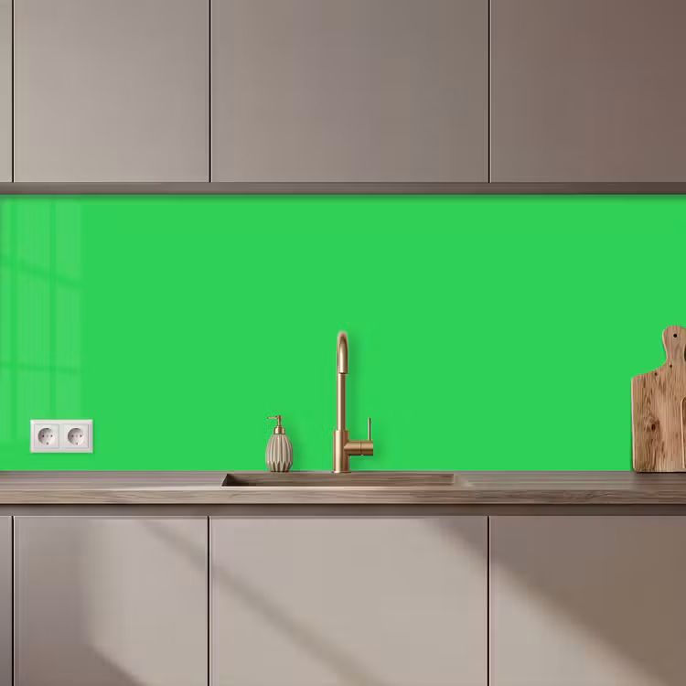 Keuken achterwand - Mint - Green - Groen — 1