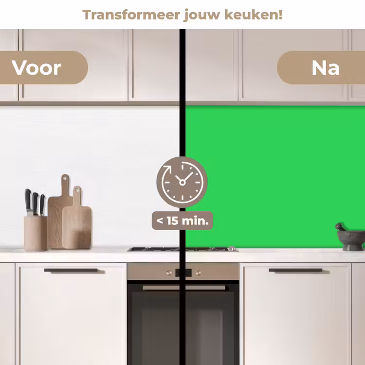 Keuken achterwand - Mint - Green - Groen — 3