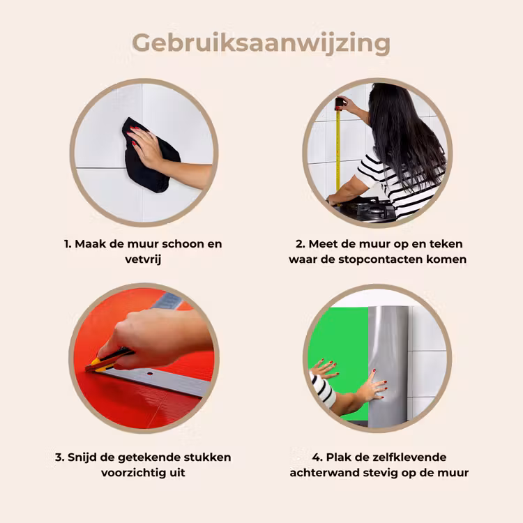 Keuken achterwand - Mint - Green - Groen — 9