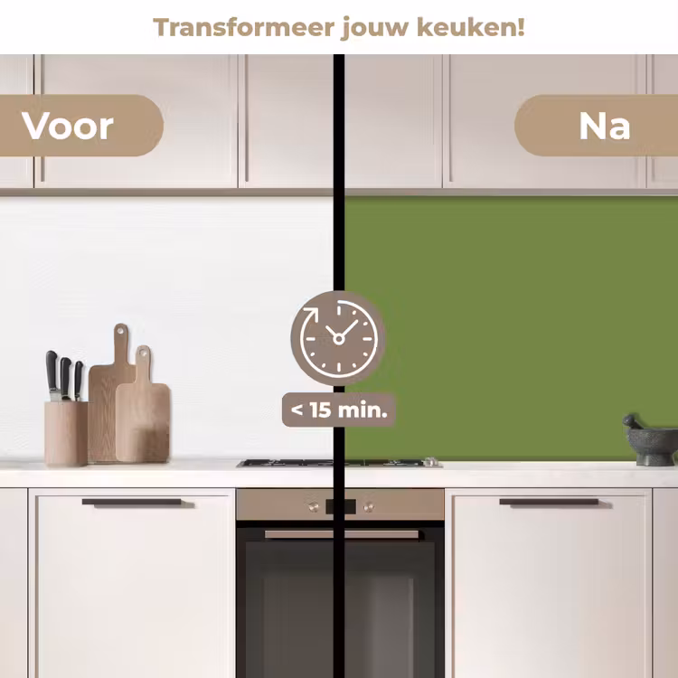 Keuken achterwand - Moss - Green - Groen — 3