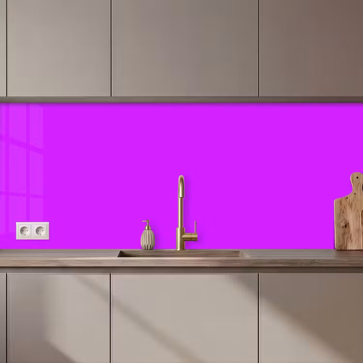 Keuken achterwand - Neon - Orchid - Paars — 1