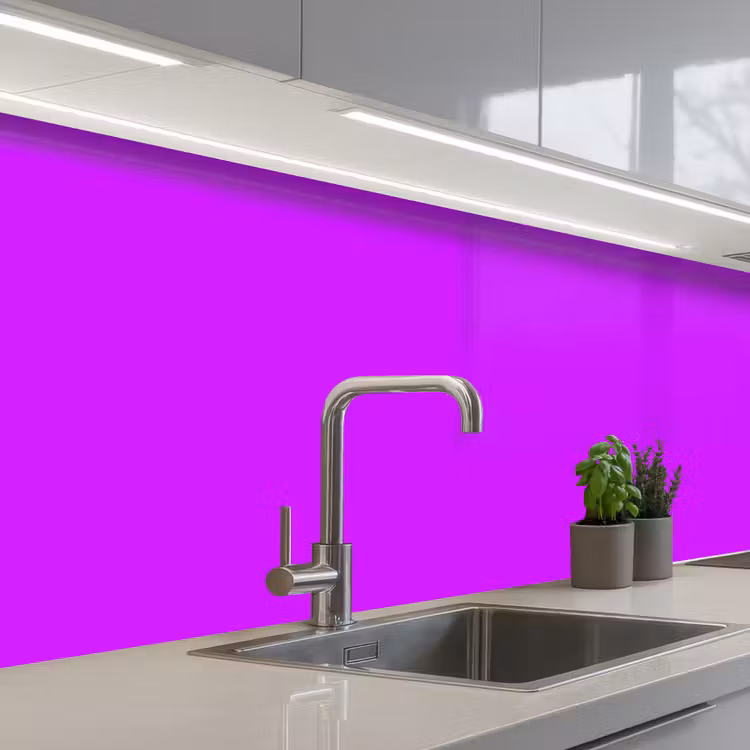 Keuken achterwand - Neon - Orchid - Paars — 2
