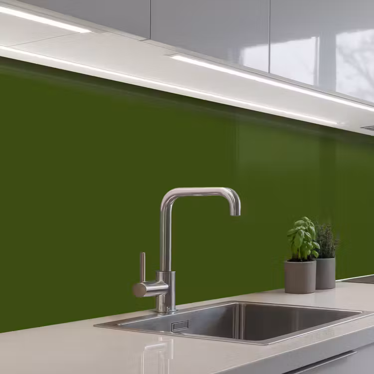 Keuken achterwand - Olive - Drab - Groen — 2