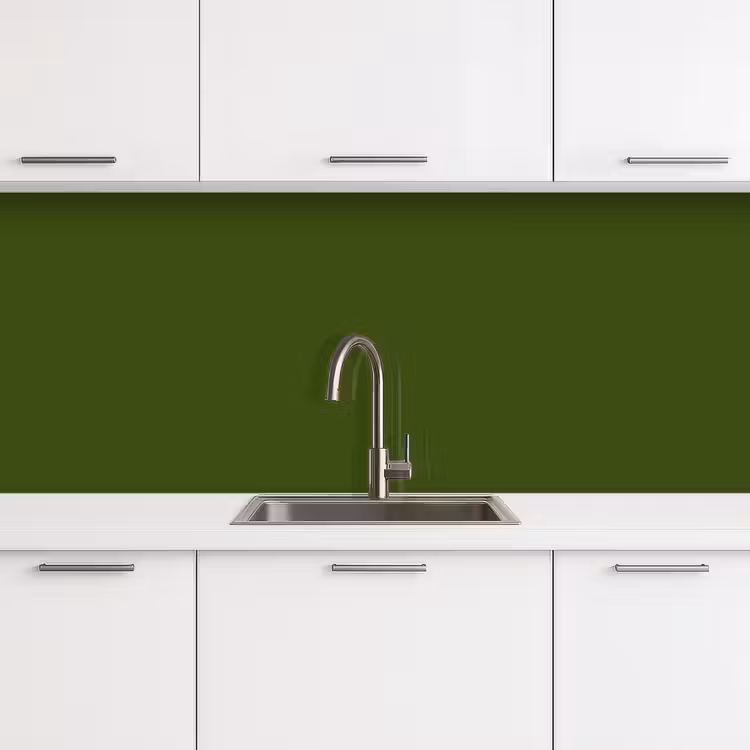 Keuken achterwand - Olive - Drab - Groen — 4