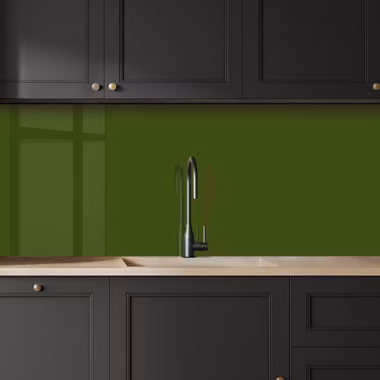 Keuken achterwand - Olive - Drab - Groen — 6