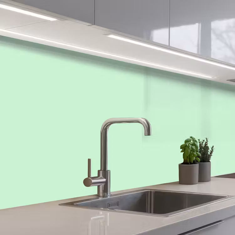 Keuken achterwand - Pale - Mint - Groen — 2