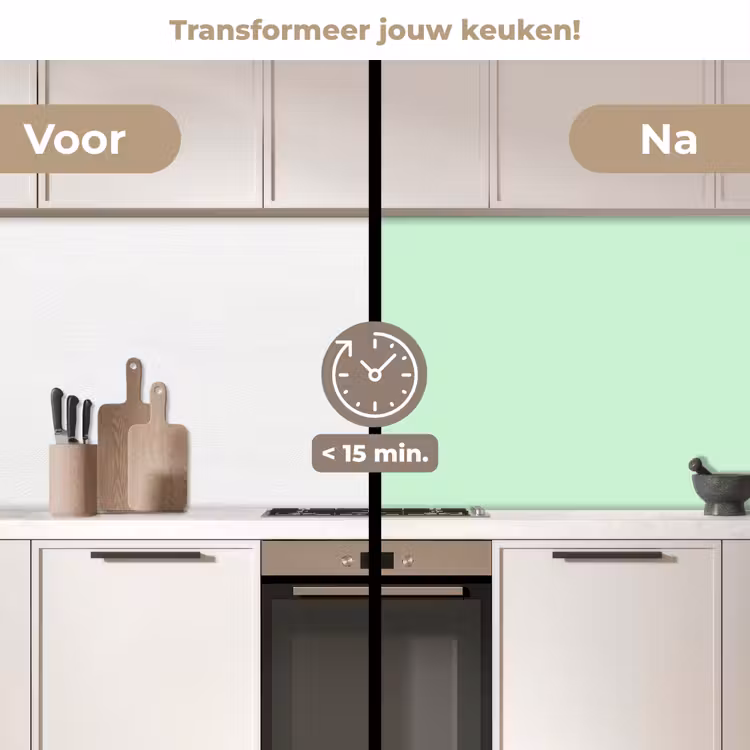 Keuken achterwand - Pale - Mint - Groen — 3