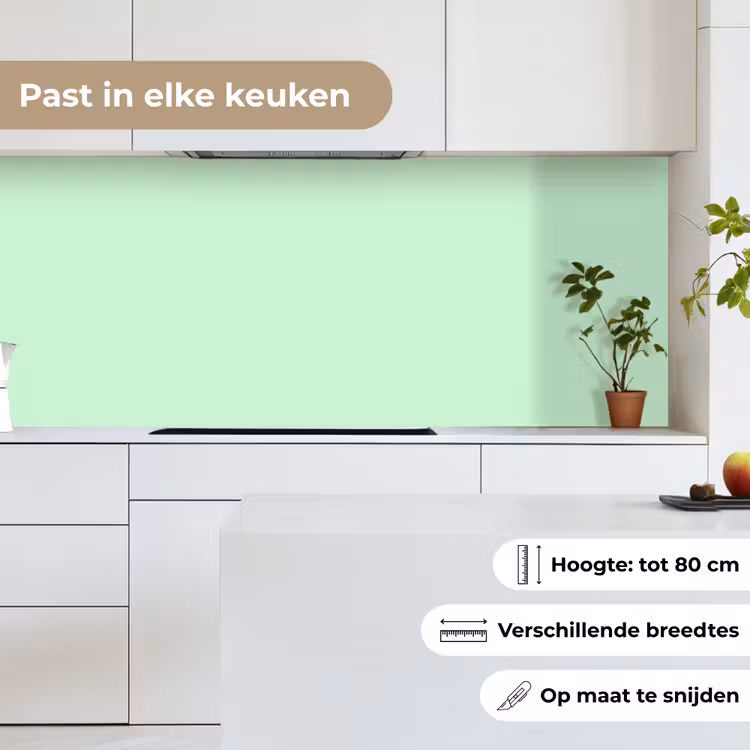 Keuken achterwand - Pale - Mint - Groen — 7