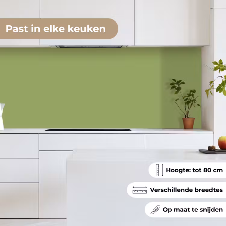 Keuken achterwand - Sage - Green - Groen — 7