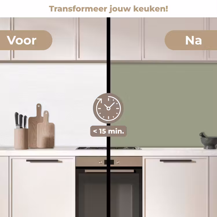 Keuken achterwand - Sage - Mist - Groen — 3