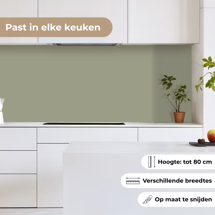 Keuken achterwand - Sage - Mist - Groen — 7