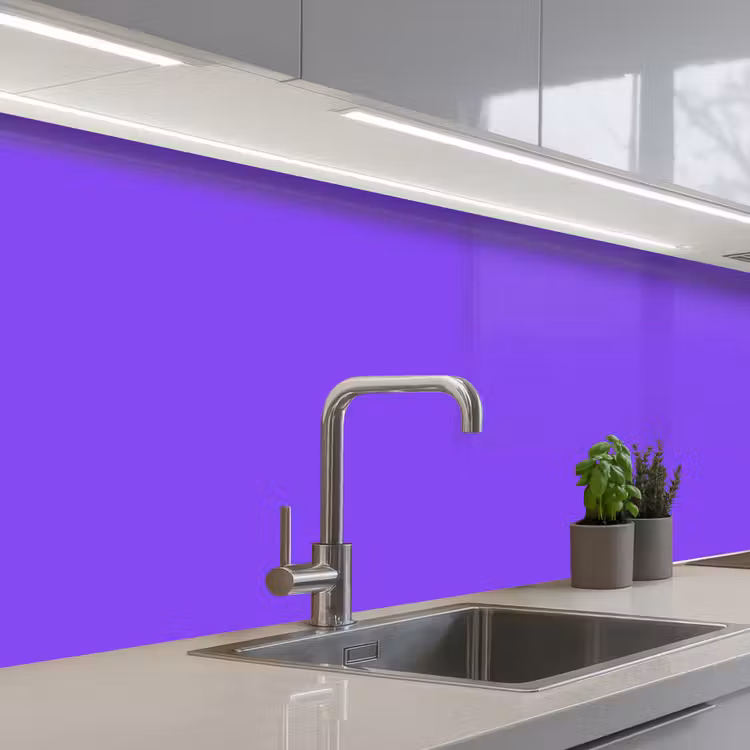 Keuken achterwand - Vivid - Violet - Paars — 2
