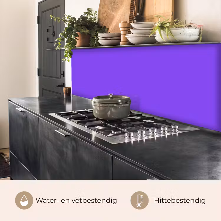 Keuken achterwand - Vivid - Violet - Paars — 5