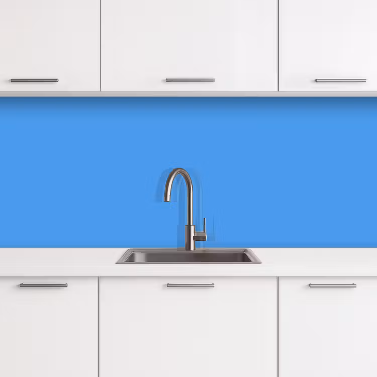 Keuken achterwand - Bright - Azure - Blauw — 4