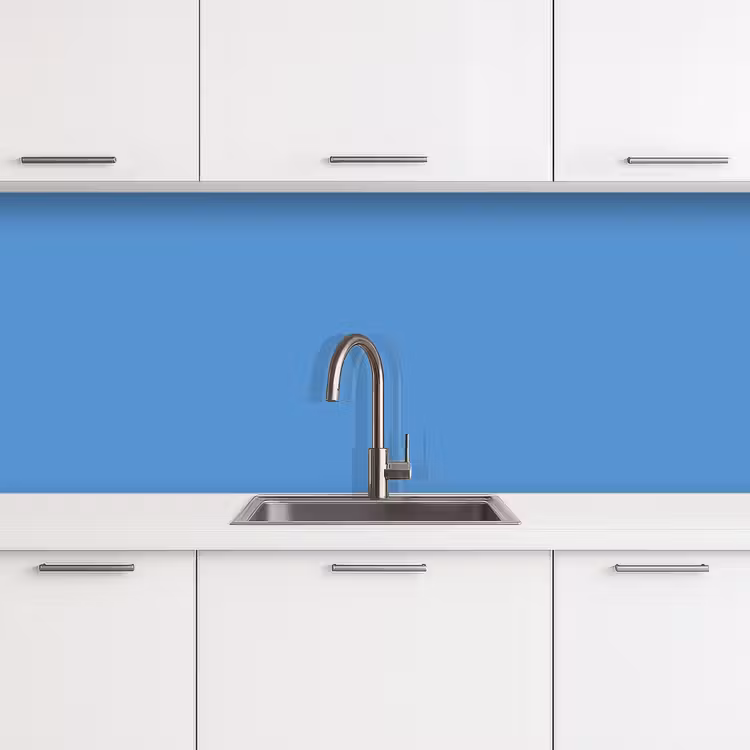 Keuken achterwand - Cornflower - Blue - Blauw — 4