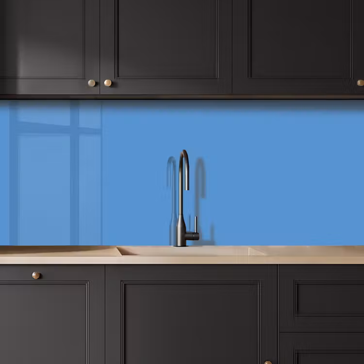Keuken achterwand - Cornflower - Blue - Blauw — 6