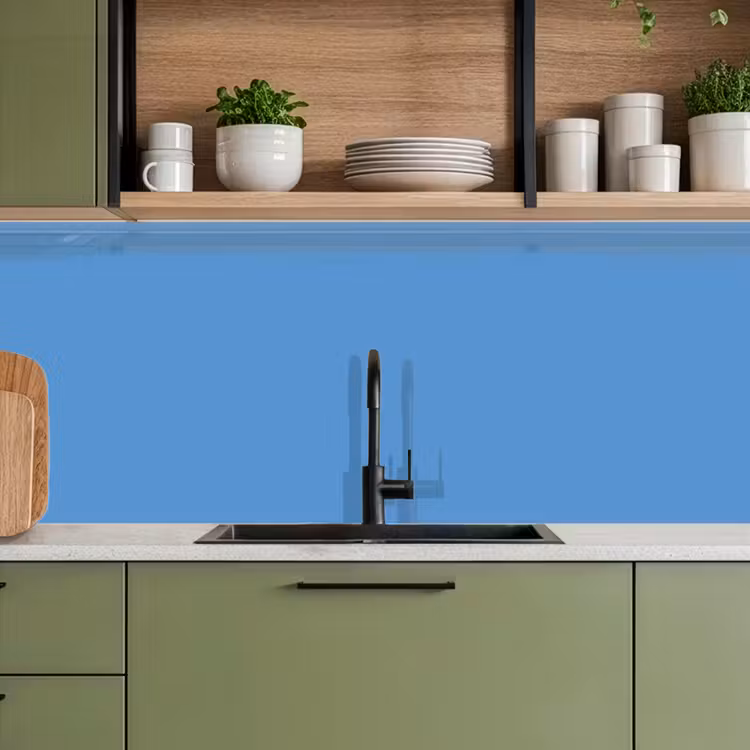 Keuken achterwand - Cornflower - Blue - Blauw — 8