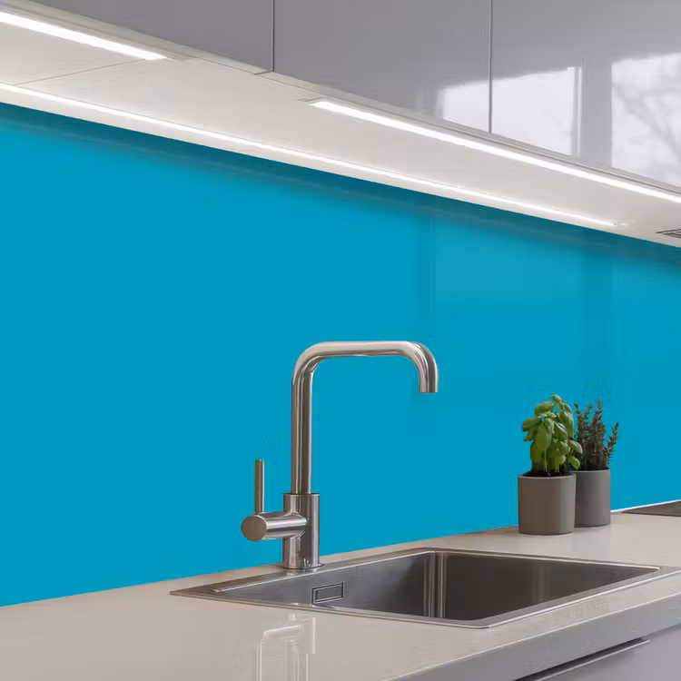 Keuken achterwand - Deep - Turquoise - Turkoois — 2