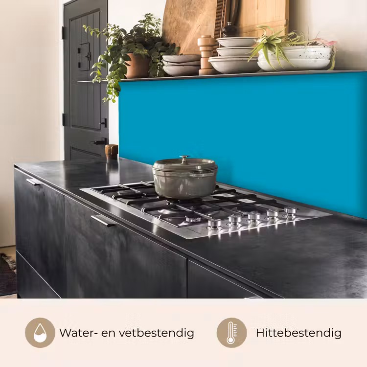 Keuken achterwand - Deep - Turquoise - Turkoois — 5