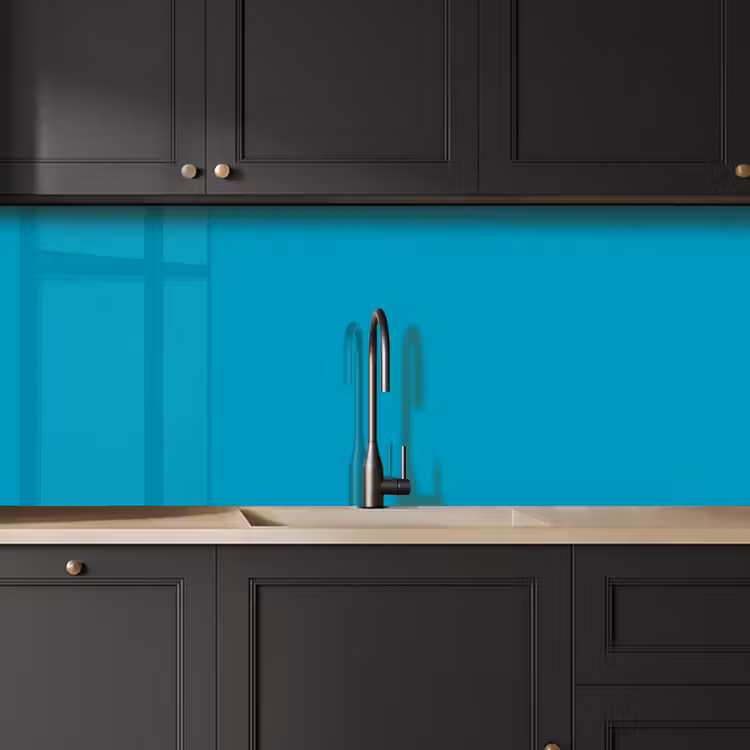 Keuken achterwand - Deep - Turquoise - Turkoois — 6