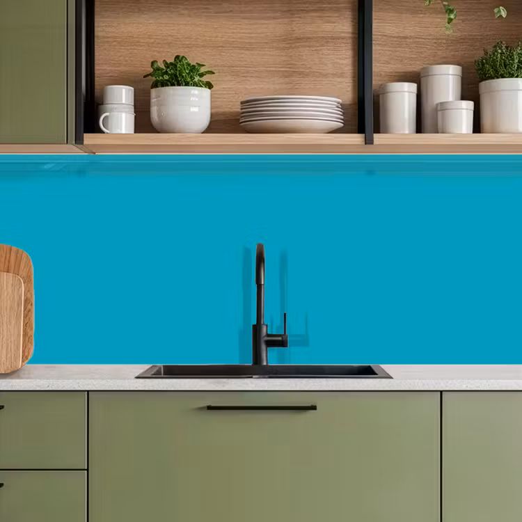 Keuken achterwand - Deep - Turquoise - Turkoois — 8