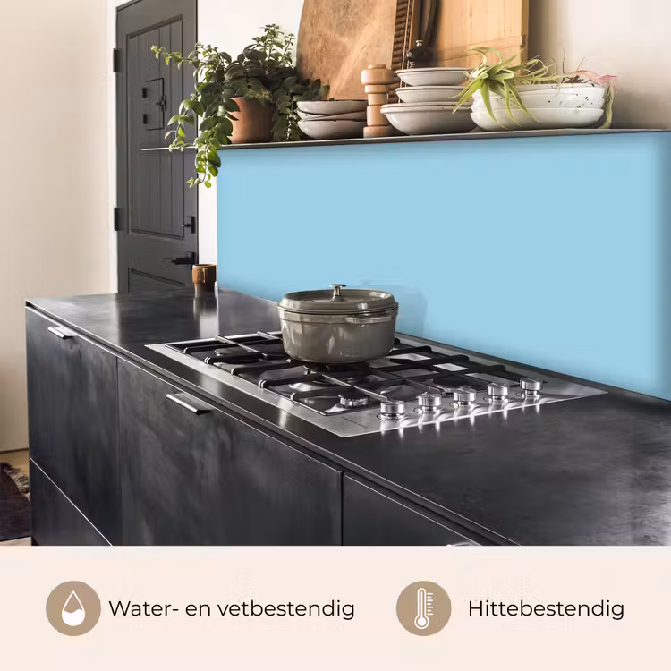 Keuken achterwand - Ice - Blue - Blauw — 5