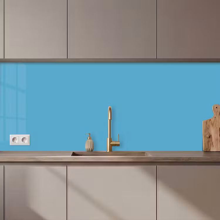 Keuken achterwand - Ocean - Teal - Blauw — 1