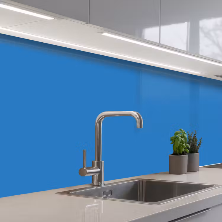Keuken achterwand - Royal - Blue - Blauw — 2