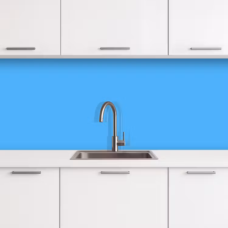 Keuken achterwand - Sky - Blue - Blauw — 4