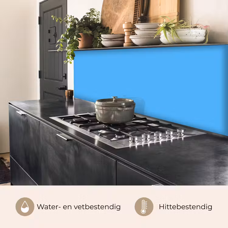 Keuken achterwand - Sky - Blue - Blauw — 5