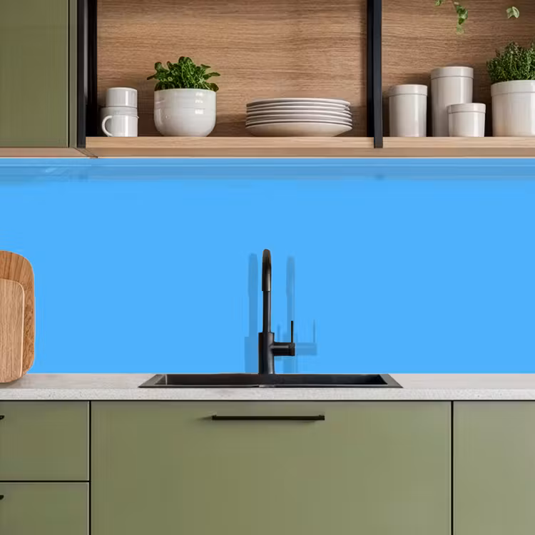 Keuken achterwand - Sky - Blue - Blauw — 8