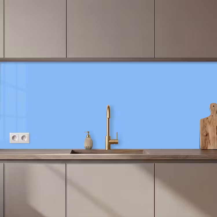 Keuken achterwand - Sky - Glow - Blauw — 1