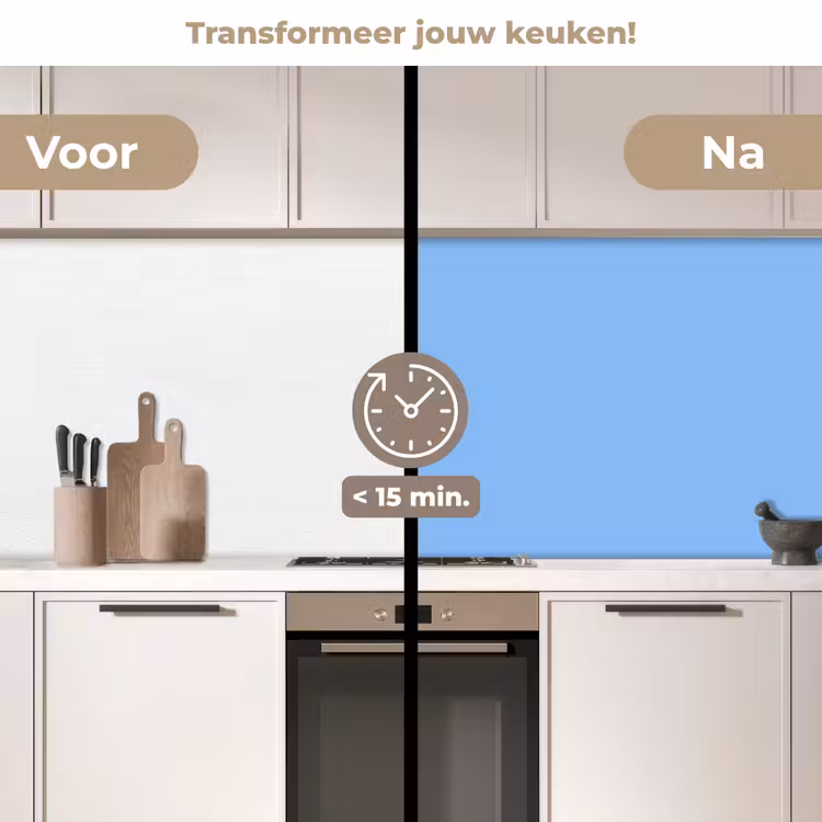 Keuken achterwand - Sky - Glow - Blauw — 3