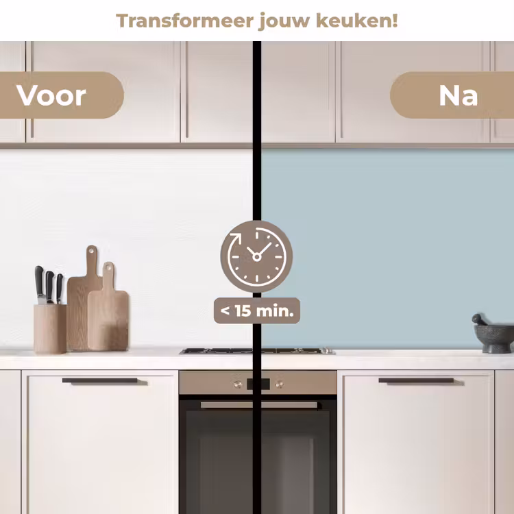 Keuken achterwand - Slate - Blue - Blauw — 3
