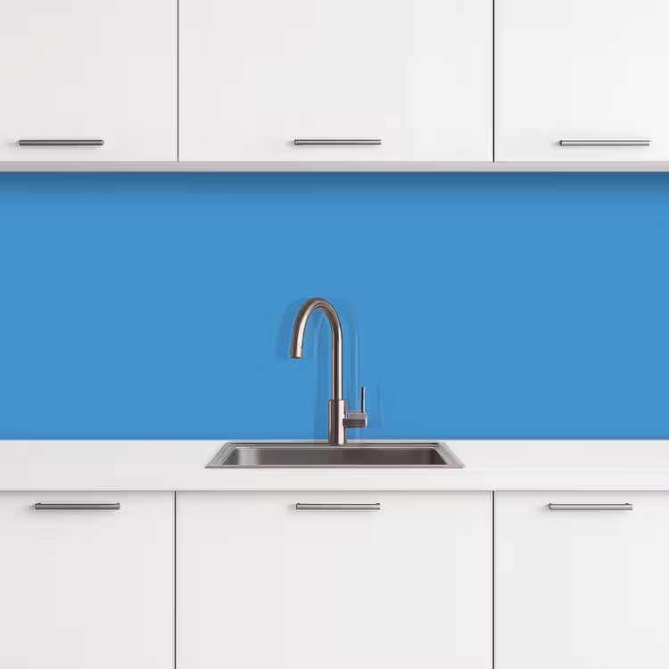Keuken achterwand - Steel - Blue - Blauw — 4