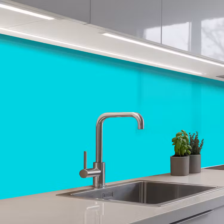 Keuken achterwand - Vivid - Aquamarine - Turkoois — 2