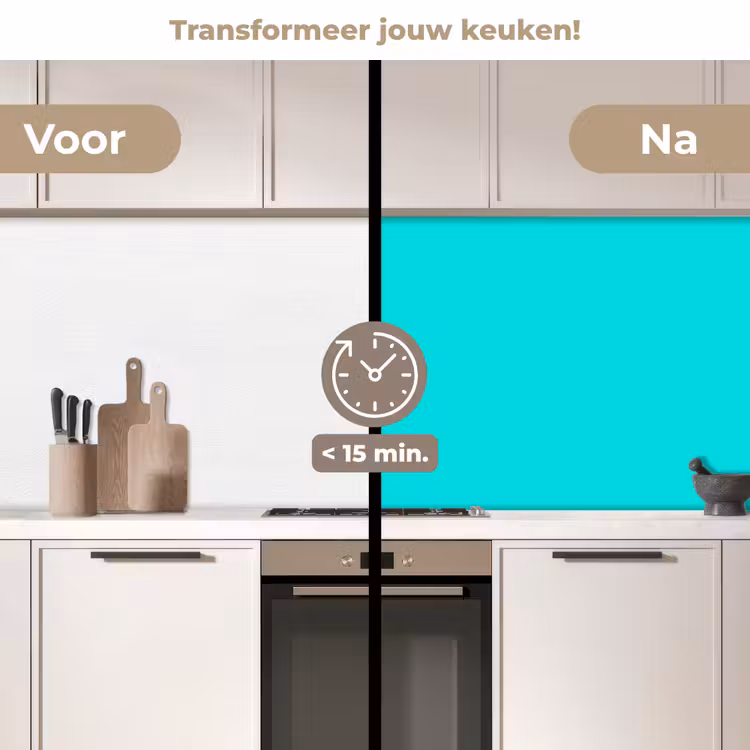 Keuken achterwand - Vivid - Aquamarine - Turkoois — 3
