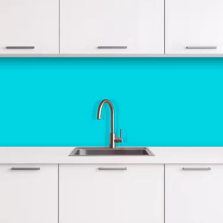 Keuken achterwand - Vivid - Aquamarine - Turkoois — 4