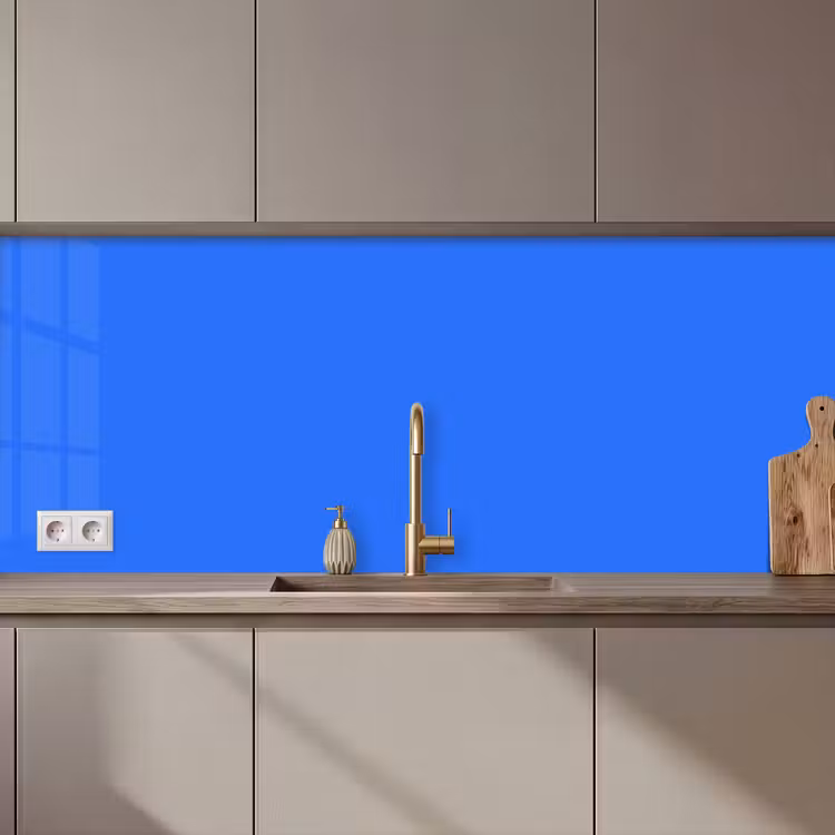 Keuken achterwand - Vivid - Cobalt - Blauw — 1